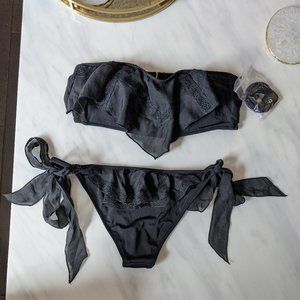 Victoria's Secret black bikini - top & bottom